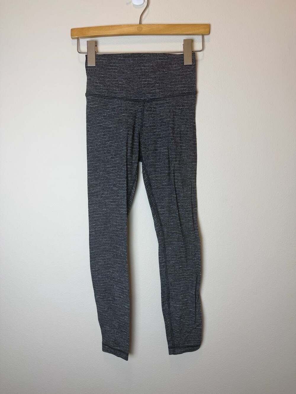Lululemon Wunder Under Pant High-Rise Black Heathered Black Leggings